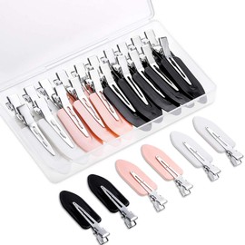 Pinzas para Cabello sin Doblars para Mujeres y Niñas, Clips para Cabello sin Costuras Arrugas, Horquilla que no Deja Marcas para Cabello sin Arrugas ​para Peinado, Flequillo, Ondas, Aplicación de Maquillaje (20 Pieces)