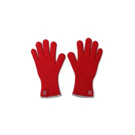 Holison Holy Sun Bless Wool Rib Finger Gloves Urban Red