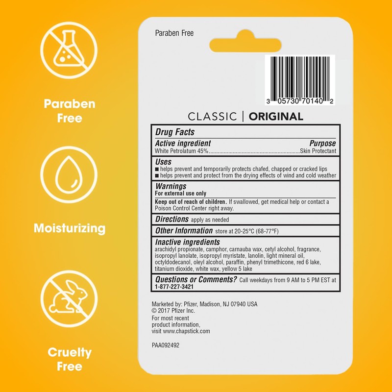 ChapStick Bulk Lip Balm, Classic Original 24-Count – Lip Moisturizer