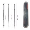 Veraly Set Limpieza Ótica Acero Inoxidable Ecolgico Doble Punta 3pz