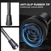 One-Piece Carbon Fiber Walking Cane - Round Ergonomic Handle, Stylish