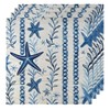Ocean Starfish Shell Cloth Napkins Set of 6 Dinner Table