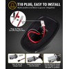 Partsam Cab Marker Light, Smoke Lens Eye Shape Amber 13