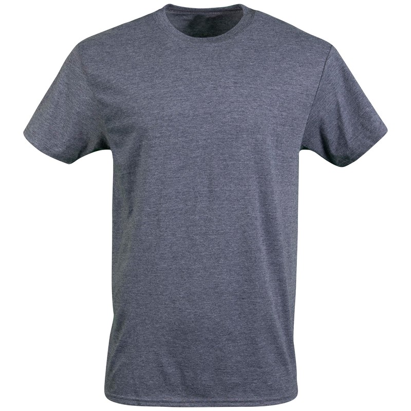 Gildan Men's Crew T-Shirts, Multipack, Style G1100, Navy/Heather Navy/Indigo Blue