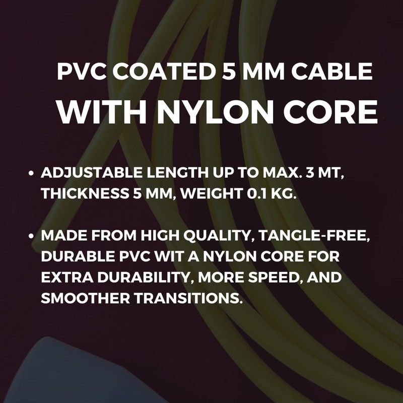 Elevate Speed Rope Max Night (Power) - Black - Professional