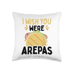 Arepa Maker Arepa Flour Arepas Grill Colombian Snacks Arepas Throw Pillow