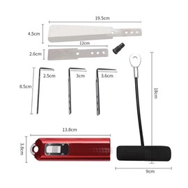 JL&LOVE Windshield Removal Tools,Universal Car Windscreen Quick Release Cold Knife Windshield and car Window Glass Urethane Scraper Tool Set