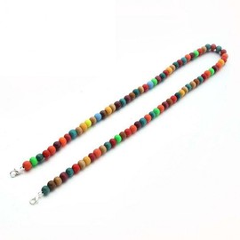 Stylish Beaded Mask Necklace Strap - Anti-Loss, Ear Comfort, Fashion Accessory Strap 2ea