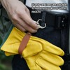 Belt Gloves Holder - Leather Glove Holder With Clip -