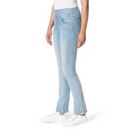 Gloria Vanderbilt Women's Amanda Pull on High Rise Jean Standard, Zermatt, 16