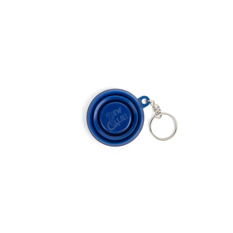 Pocket sized silicone Shot Glass with Keychain, Collapsible Silicone Reusable