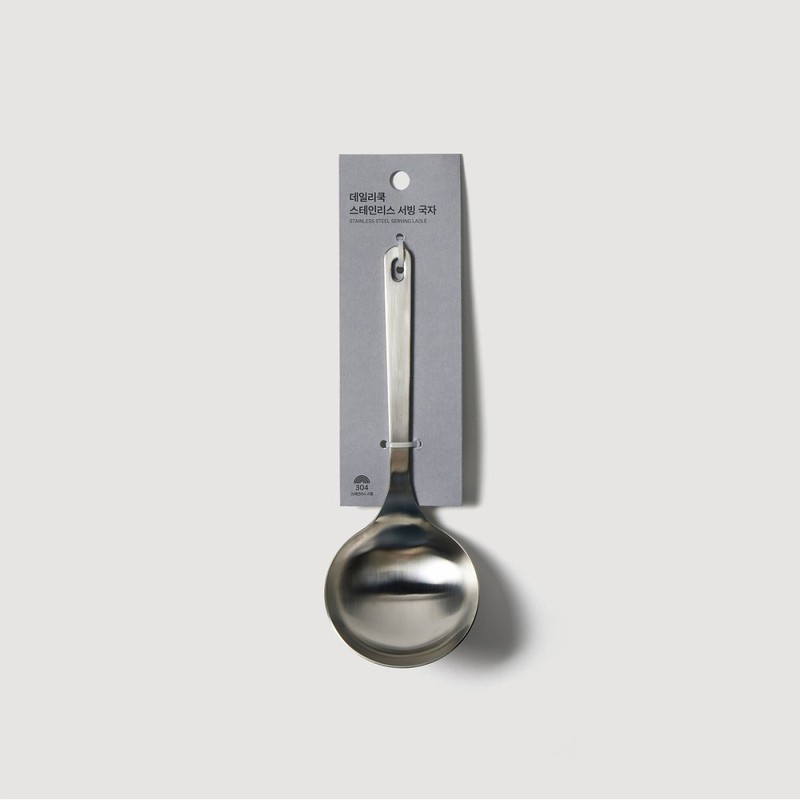 JAJU [JAJU] Daily Cook Stainless Serving Ladle _8X22CM