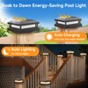 Solar Post Cap Lights Outdoor 16 Packs for 4x4 5x5