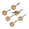 Samara Nautical Lot Of 6 Cabinet Knot Rope Knob/Jute Door