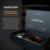 Nordform Men's Leather Belt without Holes with Scratch-Resistant Buckle -