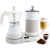 FUOCCI Espresso Maker With Milk Frother; 3 Cups Italian Coffee