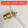 85mm Lamp Shade Spring Clip Retainer for Glass Lamp Shades