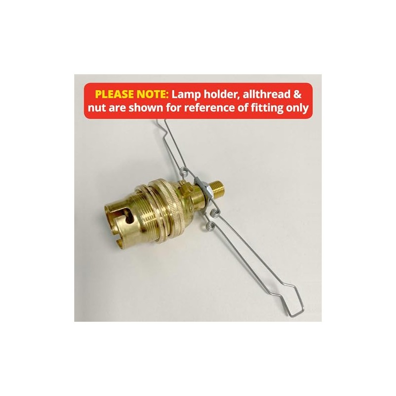 85mm Lamp Shade Spring Clip Retainer for Glass Lamp Shades
