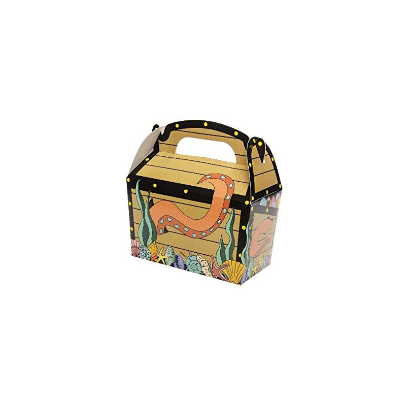 Schnooridoo 12 x Treat Box Pirate Pirate Treasure Chest Guest