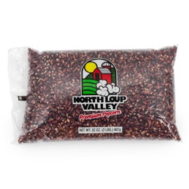 Popcorn County USA | Red Un-Popped Popcorn Kernels | Rich Red Kernels Pop White & Crunchy | Non GMO and Gluten Free | Movie Night Snack | Made in Nebraska | 2 lb Bag (1 Pack, Red)