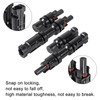 Photovoltaic Connector Solar Waterproof Adapter Cable T Branch 1 to