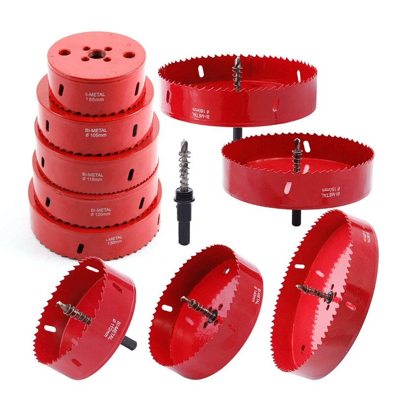 TUNEZ® Hole Saw M42 Bi-Metal Hole Cutter Set with Hex