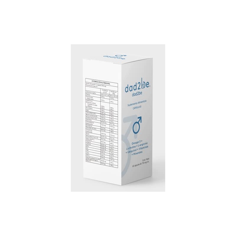dad2be- Suplemento Alimenticio para hombres que estn buscando un proceso