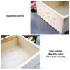 2 Set Wedding Wooden Gift Box PVC Exquisite Candy Packaging