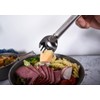 Boundless Voyage Outdoor Titanium Long Handle 220mm Spork Polished Titanium