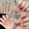 yowodana Nail Tips for Children, Set of 100, Small, Short