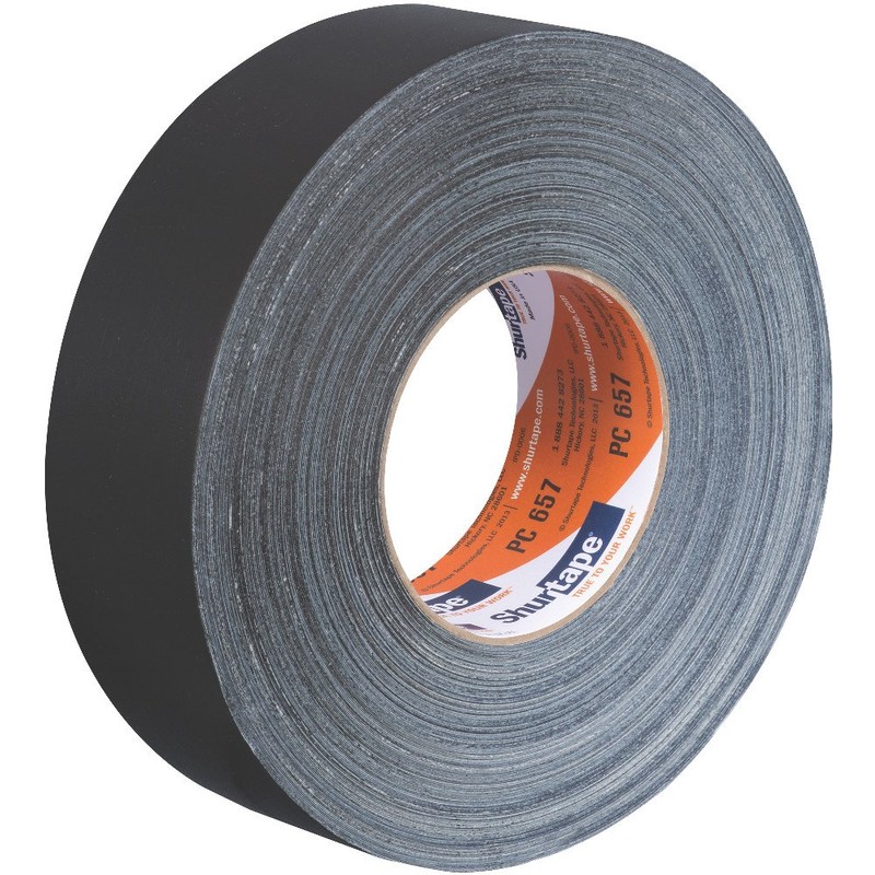 Shurtape PC 657 Heavy Duty, Co-Extruded Cloth Duct Tape, 48mm