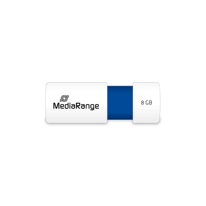 MediaRange MR971 8 GB USB 2.0 White USB Flash Drive
