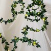 Kitstar 100LEDs Green Garland Tiny Leaf Vine String Light Timer