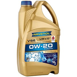 RAVENOL J1A1583-005 VSE 0W-20 Fully Synthetic Motor Oil (5 Liter)