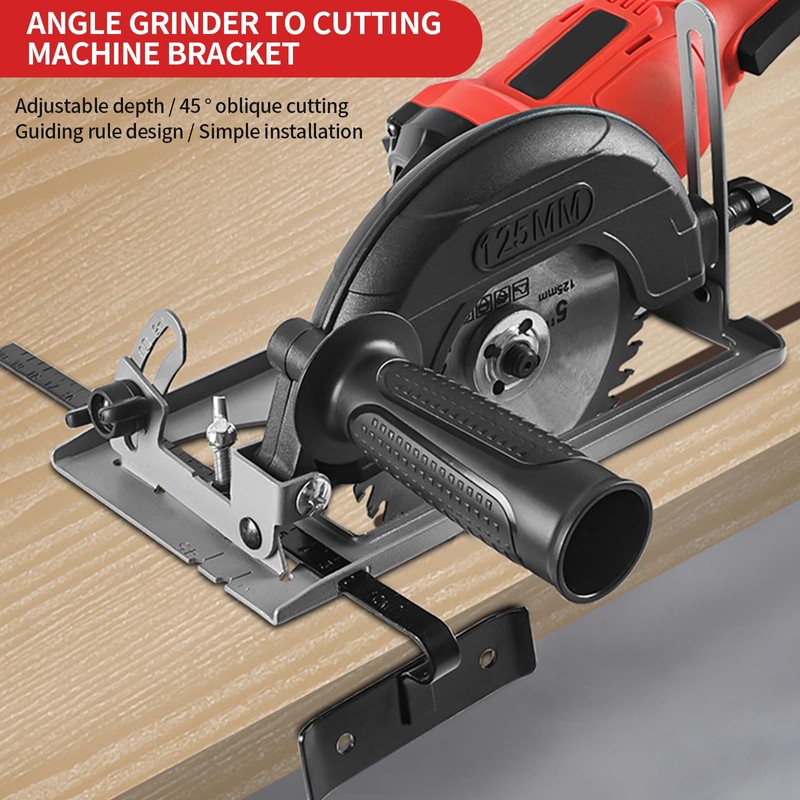 Guide Sledge Angle Grinder Holder Diameter 100/125 mm, Protective Frame