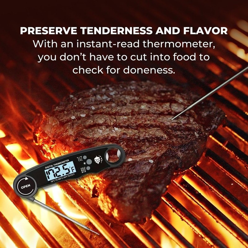 Cathy Yoder's Meat Thermometer Digital, Instant Read Food Thermometer for