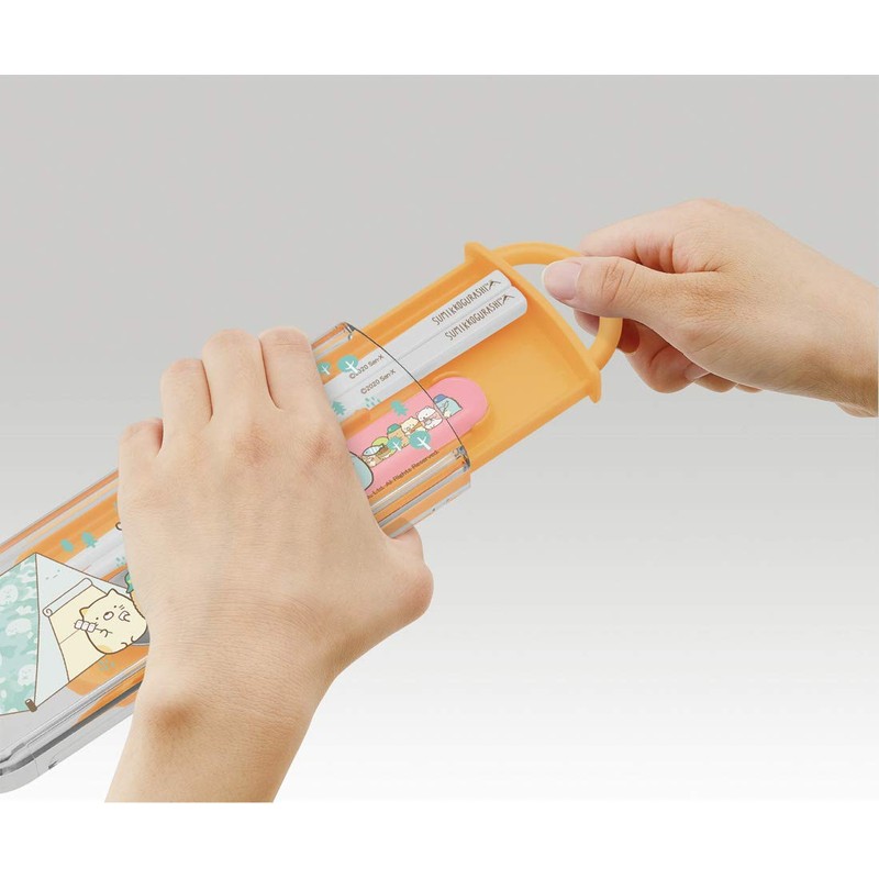 Skater CCA1 Sumikko Gurashi Camping Chopsticks and Spoon Set, Made