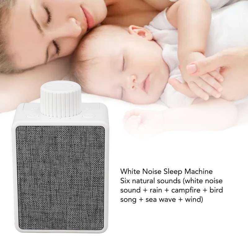 White Noise Sound Machine Relaxing Sounds Bluetooth Portable Adults Baby