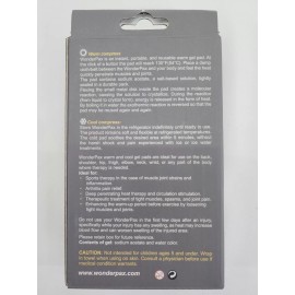 The Wonder Pax Red Square Hand Reusable Cool/Warm Gel Pads - 4 Pack