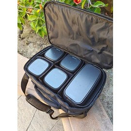 Rocksteady Stadium Large Carry Bag - Fits up to 6 Speakers or 3 Subwoofers - Mix and Match - Black with Carry Handle & Shoulder Strap - Accessory Pockets