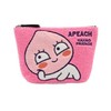 Kakao Lens KKO-PCH08 Cosmetic Bag, Apach/Pink, apeach / pink, One