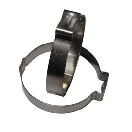 Irrigation 331 Stainless Steel - 1" Pinch Irrigation Clamp (50 Count) - For 1" Poly Sprinkler Pipe (1-5/16" Open) - Irrigation Pro