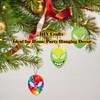 30Pcs Unfinished Alien Wooden Slices for DIY Craft, Alien Head