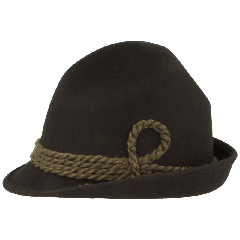 Breiter Original Men's Traditional Hat, Felt Hat, Hiking Hat, Pointed
