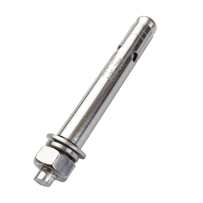 JENSWILL 10 Pack M8x80mm Expansion Bolts Anchor Bolt 304 Stainless
