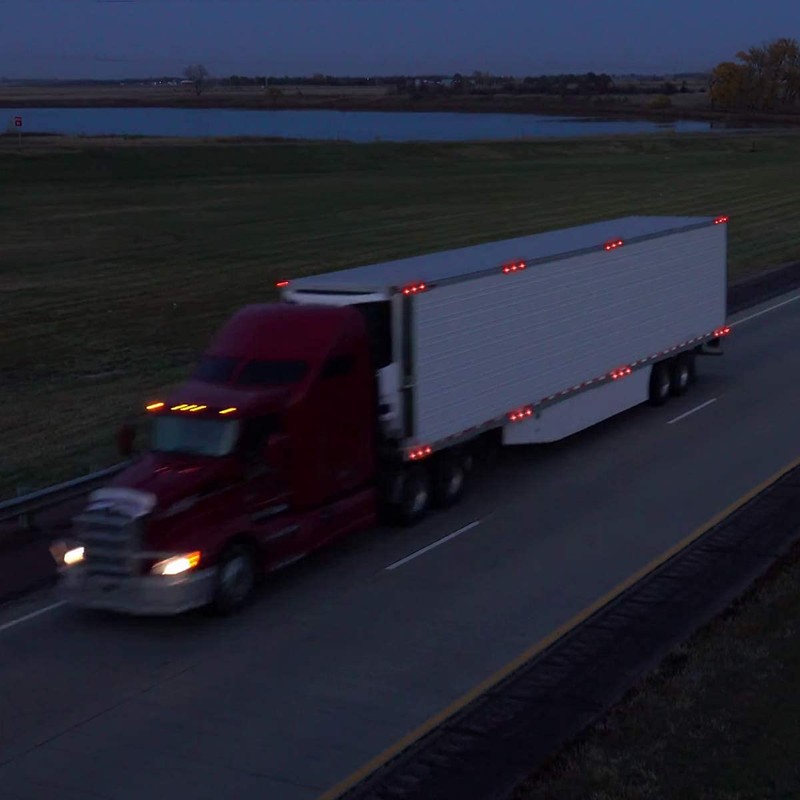HHCSOP Red LED Marker Bar 3 Lights 9 LED Trailer