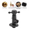 Solid Brass Angle Stop Valve Retro Thickened Cold Hot Triangle