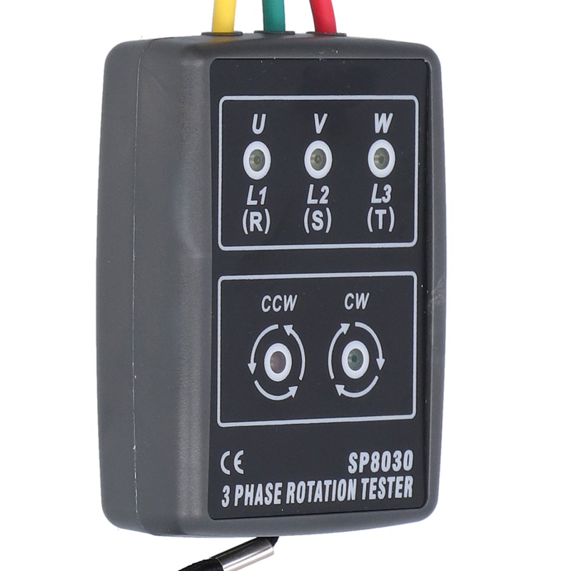SP8030 3 Phase Rotation Meter High Accuracy Portable Industrial Phase