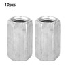 Pack of 10 Long Rod Nuts Hex Nuts Hex Nut