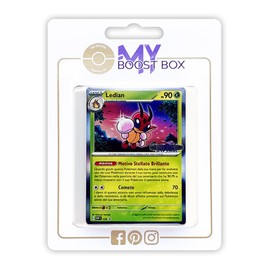my-booster Ledian SV133 Holo X Scarlatto e Violetto 7 Corona Astrale - Box di 10 carte Pokémon Italiane